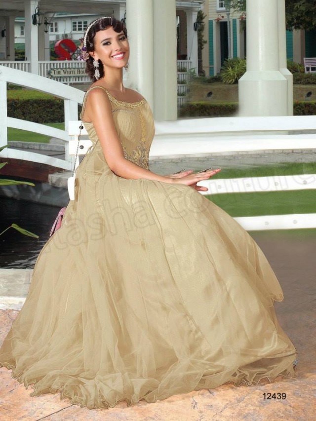 Natasha Couture New Fashion Designer Bridesmaid Bridal-Wedding Wear Maxi Style Gown Designs-3