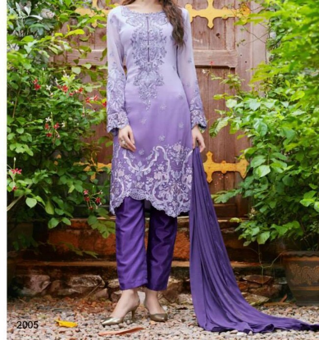 Classy Style Pakistani-Indian Unstitched Pattern Suits Design by Natasha Couture Outfits-4