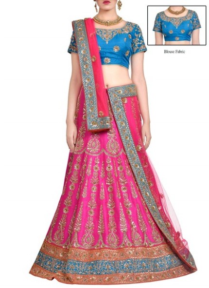 Indian Wedding-Bridal Latest Occasional  Lehenga-Blouse Designs-Girls-Female New Fashion Dress-8