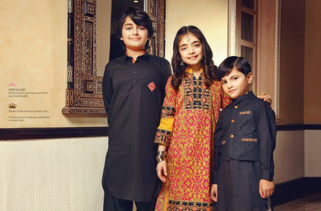 Leisure Club Eid ul Azha Wear New Fashionable Dress for Kids-Childs-4