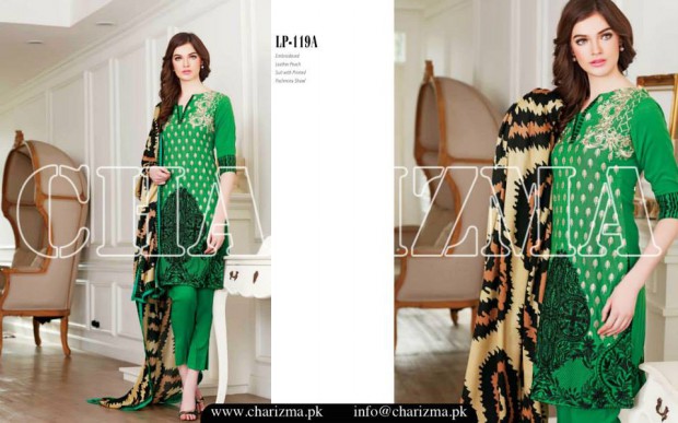 Charizma Winter-Fall New Bright-Printed-Colourful Fashionable Dress Vol 2-4