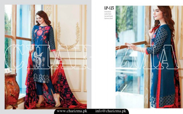 Charizma Winter-Fall New Bright-Printed-Colourful Fashionable Dress Vol 2-6
