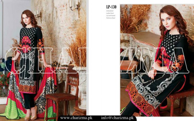Charizma Winter-Fall New Bright-Printed-Colourful Fashionable Dress Vol 2-9
