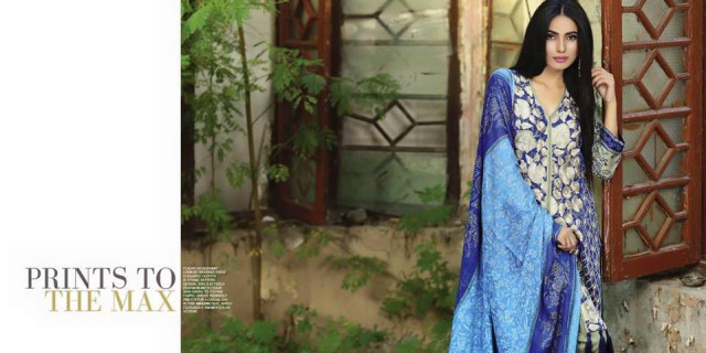 Girls-Women Feminine Luxury Winter Dress with Shawl Wear  by Shariq Textiles-3