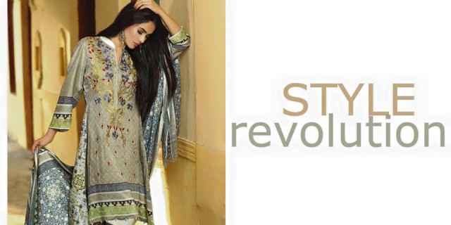 Girls-Women Feminine Luxury Winter Dress with Shawl Wear  by Shariq Textiles-
