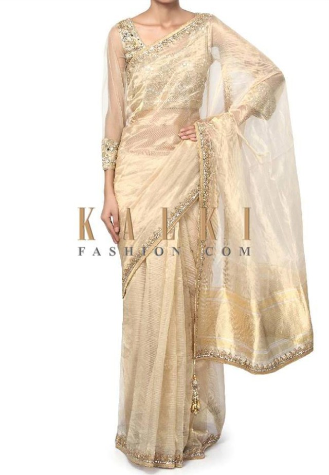 Kalki Fashion Charming Evening Party Wear Sarees-Saris Collection 2015 for Girls-Women-4