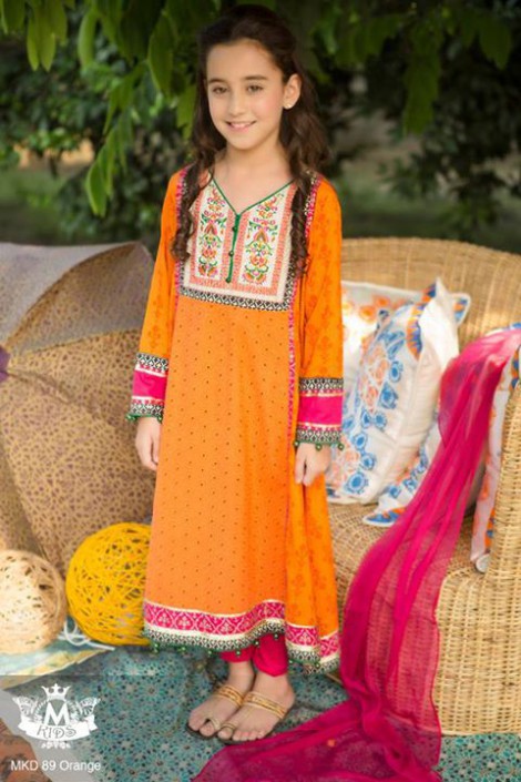 Maria B Eid-UI-Adha Fall Winter Child-Kids & Girls-Women Wear Dresses-3