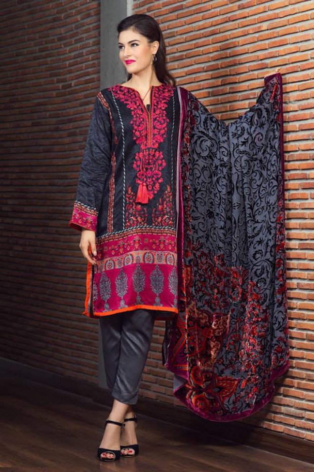 Al-Karam Gorgeous Girls-Women Winter-Fall New Fashion Dress Designs-8