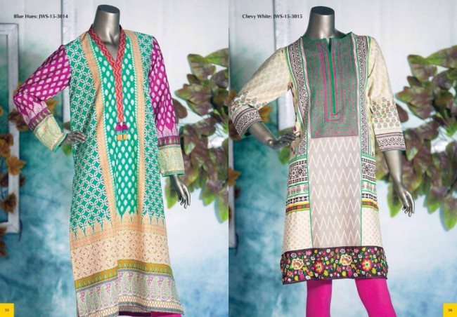 Girls-Women Winter Wear Latest Fashion Linen Catalogue by Junaid Jamshed-3
