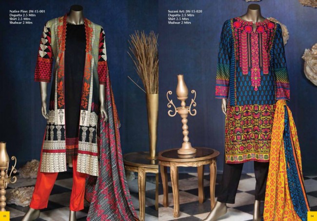 Girls-Women Winter Wear Latest Fashion Linen Catalogue by Junaid Jamshed-4