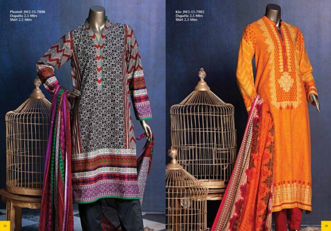 Girls-Women Winter Wear Latest Fashion Linen Catalogue by Junaid Jamshed-5