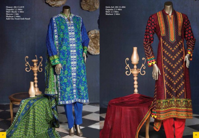 Girls-Women Winter Wear Latest Fashion Linen Catalogue by Junaid Jamshed-6