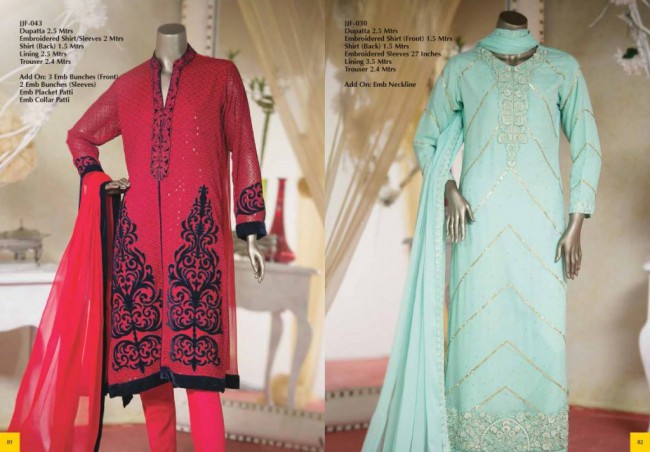 Girls-Women Winter Wear Latest Fashion Linen Catalogue by Junaid Jamshed-7