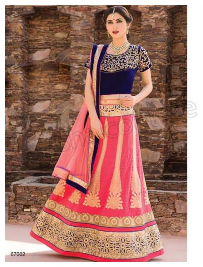 Indian Girls-Women Pleasant Lehenga-Choli-Sharara New Fashionable Dress-3