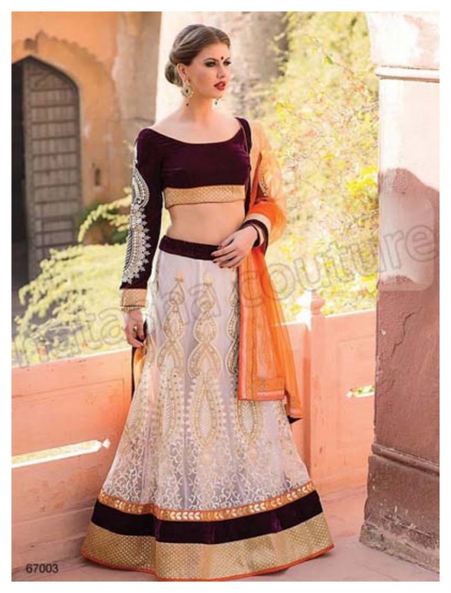 Indian Girls-Women Pleasant Lehenga-Choli-Sharara New Fashionable Dress-4