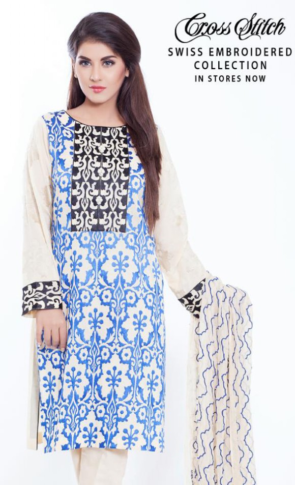 Printed-Colorful Young-Teenage Girls Winter Wear Latest Kurtis Suits by Cross Stitch-7