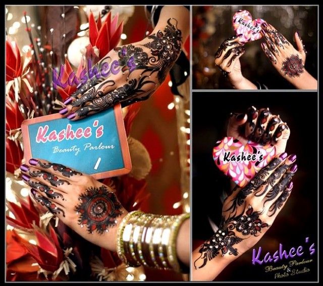 Mehndi Designs For Wedding-Bridal Brides-Dulhan Mehendi & Makeup Designs By Kashee's Beauty Saloon-8
