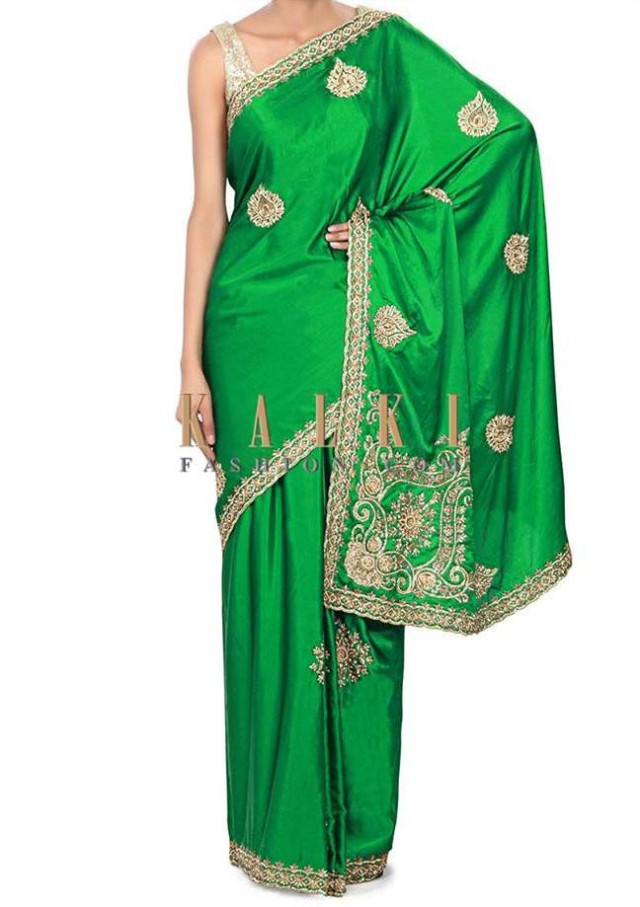 Vibrate Colorful-Printed Sarees-Sari Design for Girls-Women by New Kalki Fashion-2