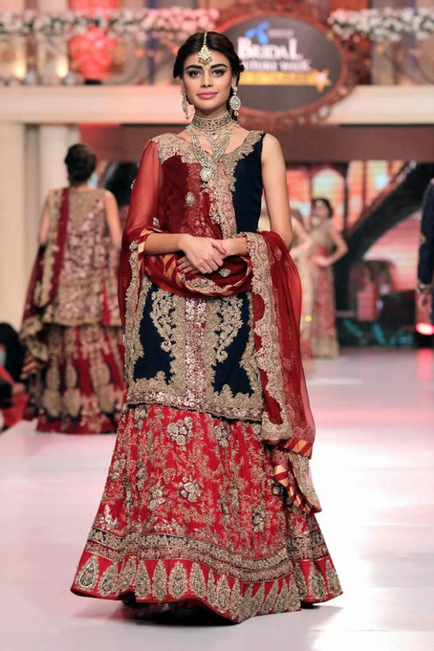 Latest Fashion Lehenga-Choli Designs For Wedding-Bridal Wear Dress-1