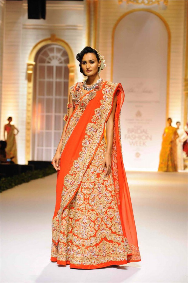 Latest Fashion Lehenga-Choli Designs For Wedding-Bridal Wear Dress-3