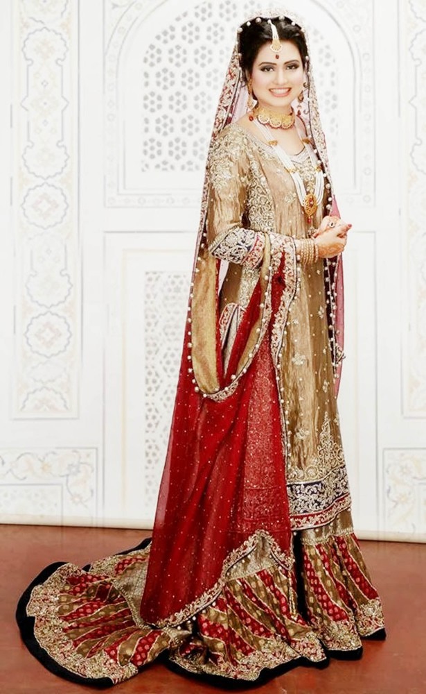 Latest Fashion Lehenga-Choli Designs For Wedding-Bridal Wear Dress-